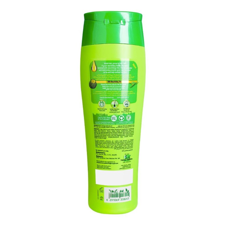 Dabur Vatika Naturals Cactus & Gergir Hairfall Control Shampoo, For Weak Hair, 185ml